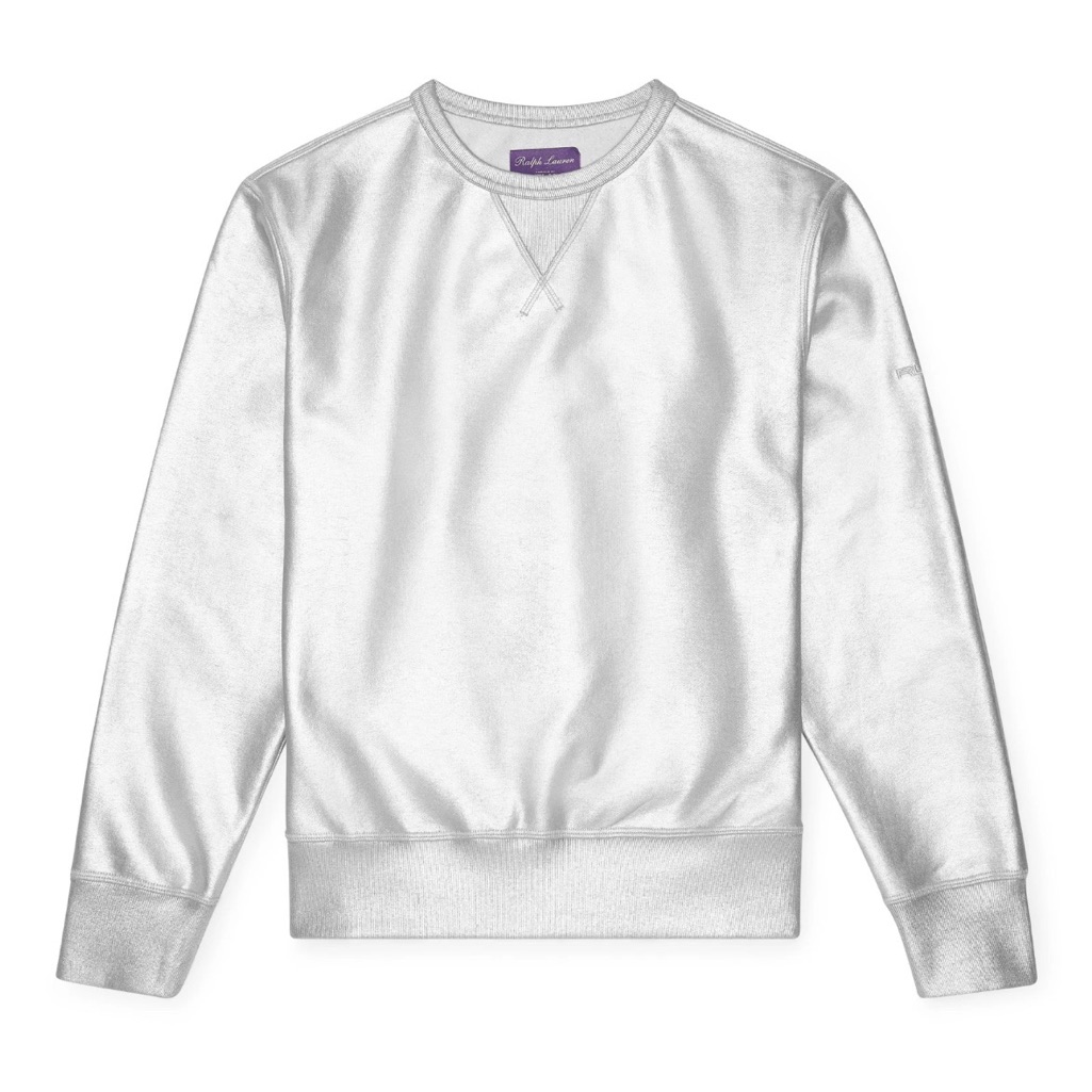 Ralph Lauren Purple Tag Men's Metallic Crewneck Sweater